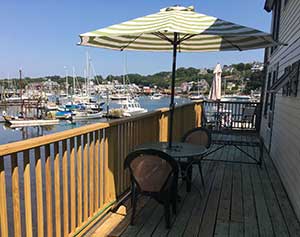 Deck with water view
